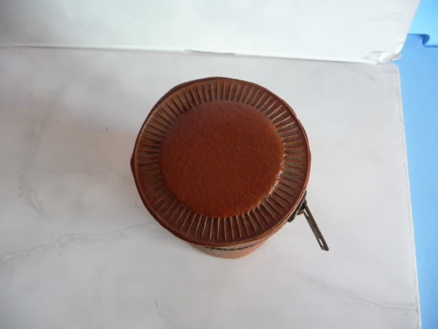 Кожен калъф прибор обектив уред СССР стар маркиран стар ретро - снимка 4