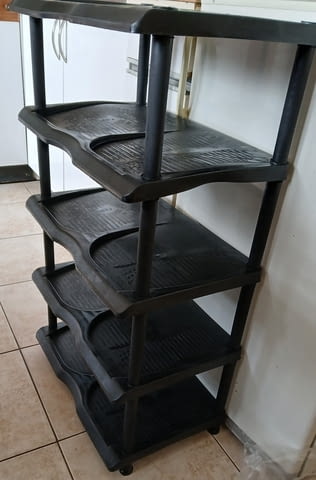 Стелаж за обувки на пет нива Cabinets / Shelves, Polymer / PVC - city of Pernik | Household Goods - снимка 3