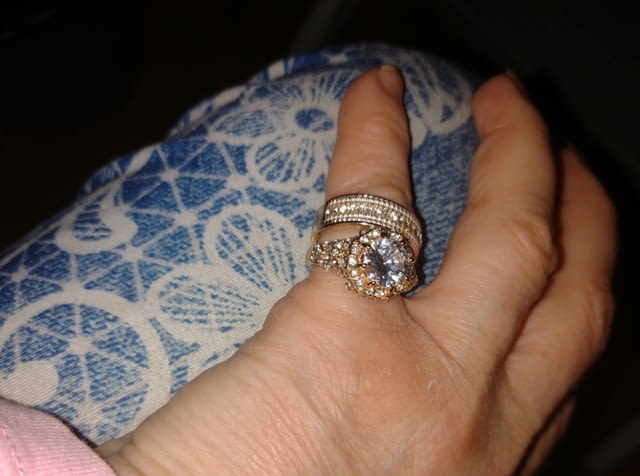 Моден двоен пръстен Диамант и кварц Unisex, Diamond - city of Bеrkovitsa | Rings - снимка 1