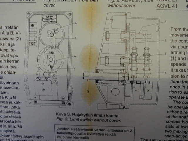 Кранов изключвател ASEA (ABB) AGVL41 Limit Switch 380V 10A, city of Plovdiv - снимка 9