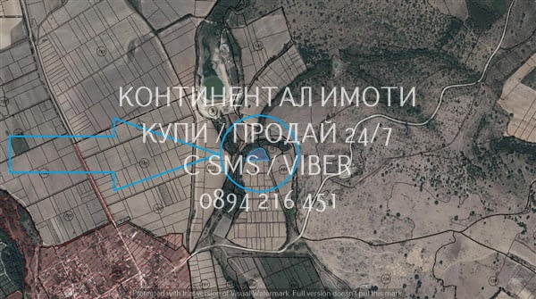 Код 62987. Три ниви с обща площ 5дка. /3500м2 градина със стари овошки на 500м от селото и на 300м о - снимка 3