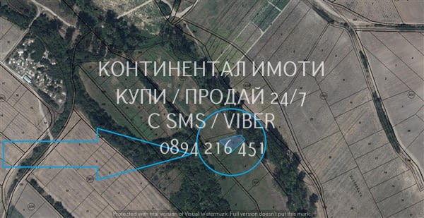 Код 62987. Три ниви с обща площ 5дка. /3500м2 градина със стари овошки на 500м от селото и на 300м о - снимка 7