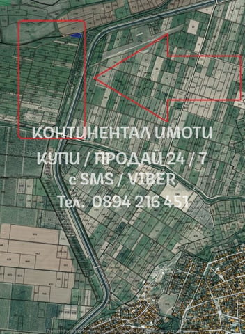 Код 62684. Ниви 10дка в местност Малкото кладенче. Лесно достъпна по черен път, воден канал в близос - снимка 2