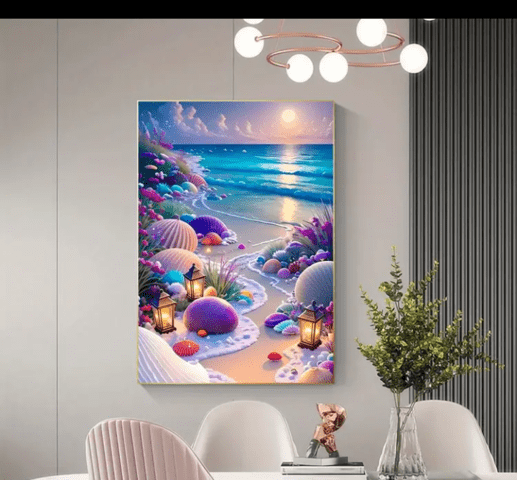 Картина Морски бряг Идилия - city of Montana | Paintings - снимка 2