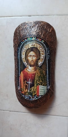 Декупаж върху керемида - city of Dupnitsa | Decoupage - снимка 1