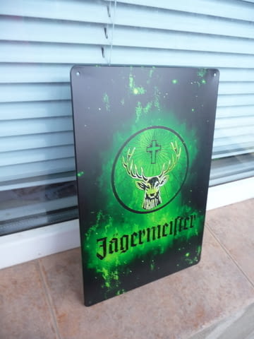 Метална табела Jagermeister зелена алкохолна напитка билки, city of Radomir - снимка 2