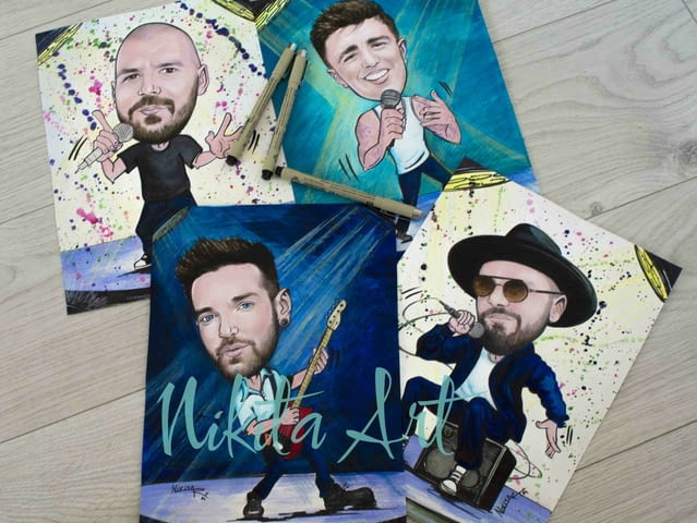 Карикатури по поръчка ръчна изработка - град Варна | Други - снимка 2