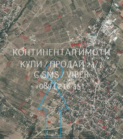 Код 62995. Панорамен парцел 640м2 за жилищно застрояване с височина до 10м. Реална площ 540м2 и ид.ч - снимка 3