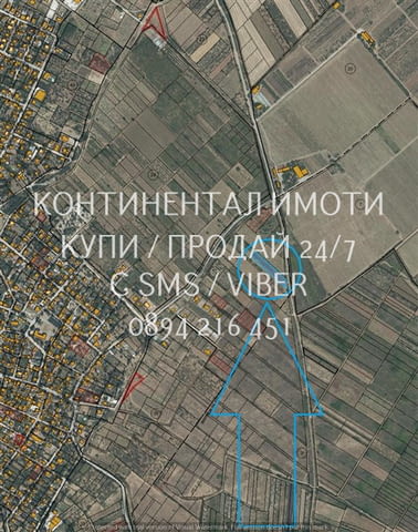 Код 62996. Поземлен имот /лозе/ 5400м2, състоящ се от два съседни имота по 2700м2. Намира се на окол - снимка 3
