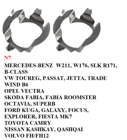 Преходници/адаптери за ЛЕД/LED диодни крушки за H7, city of Razgrad | Accessories - снимка 6